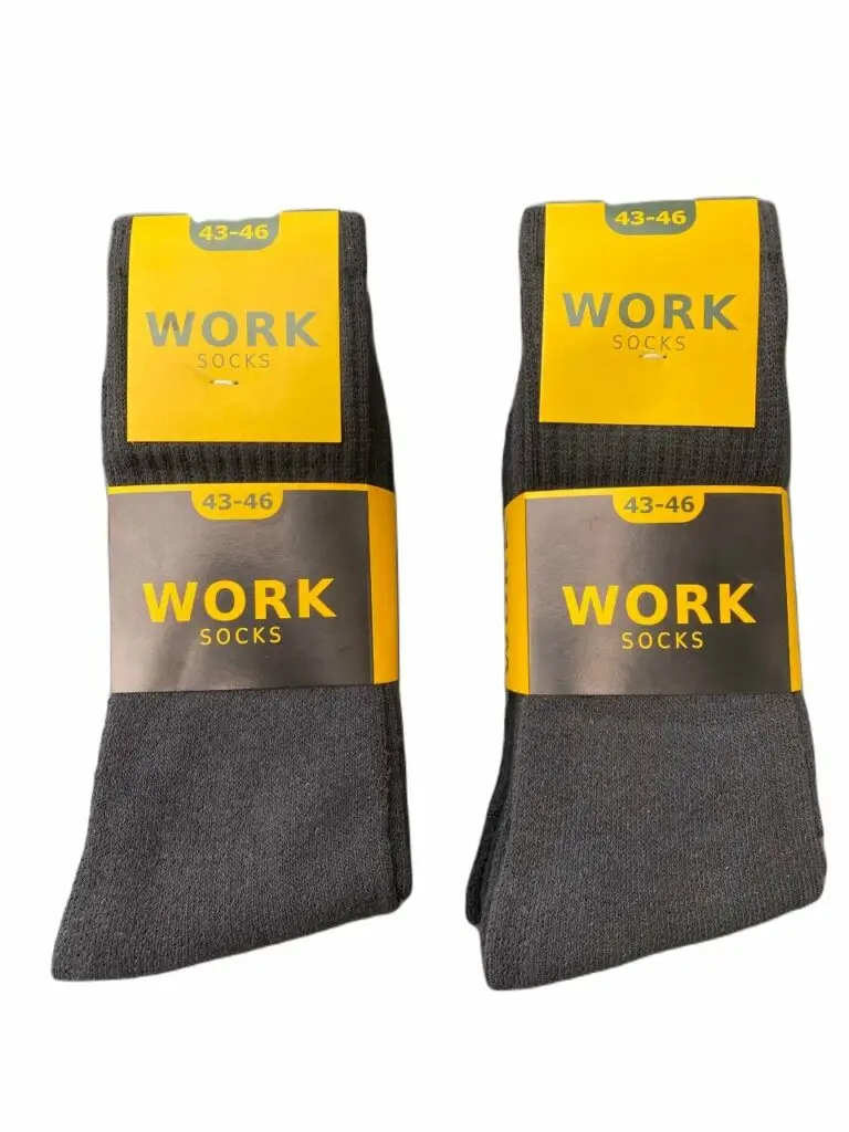 10205 work werksokken uni black