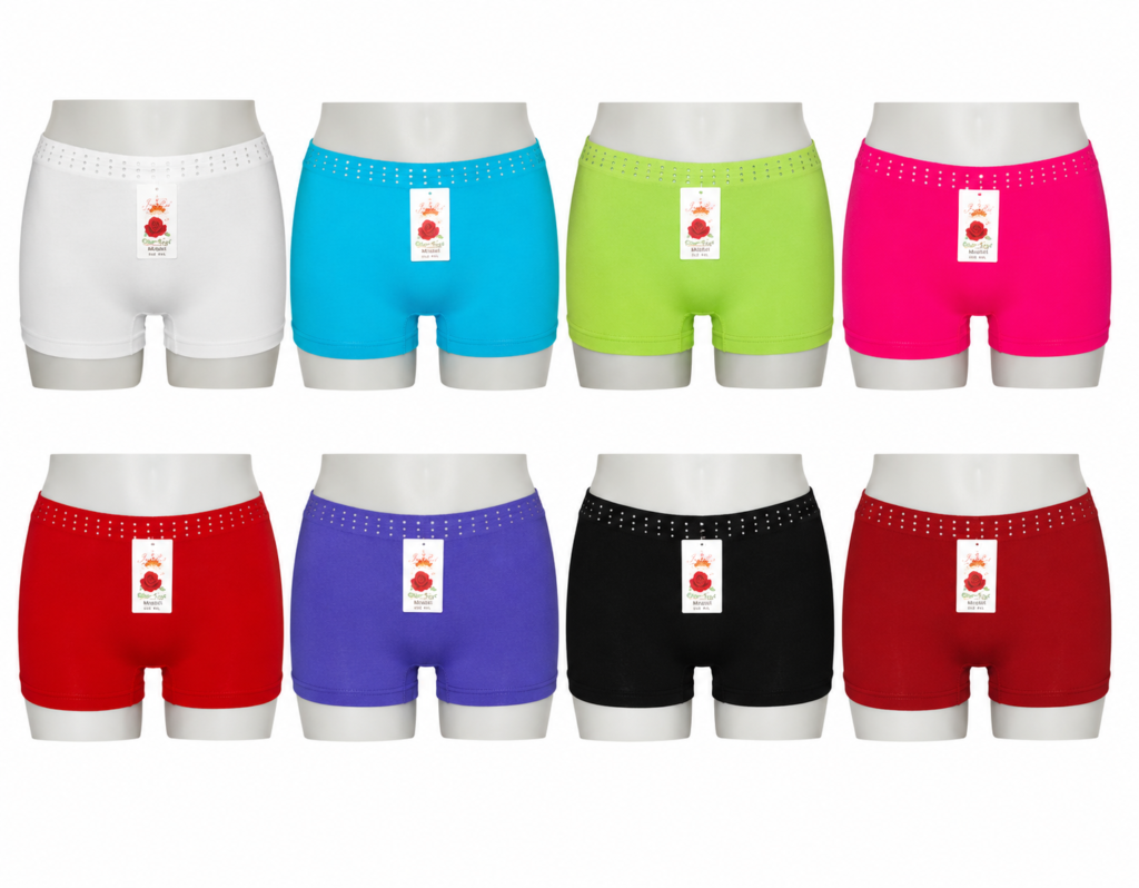 Sweet Angel boxershorts comfort met strassteentjes