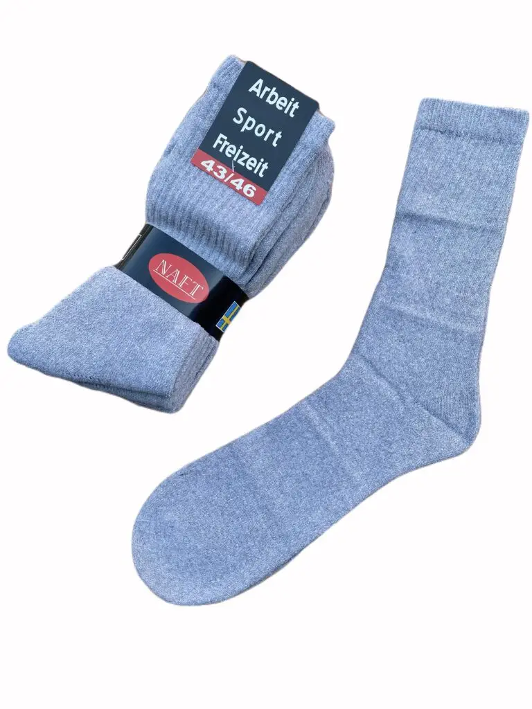 10100 NAFT sportsokken L grey scaled