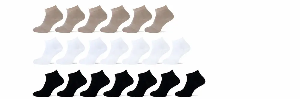 Korte zomersokken Teckel ass kleur